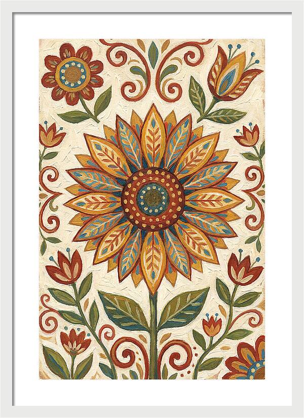 Sunflower Folk Art