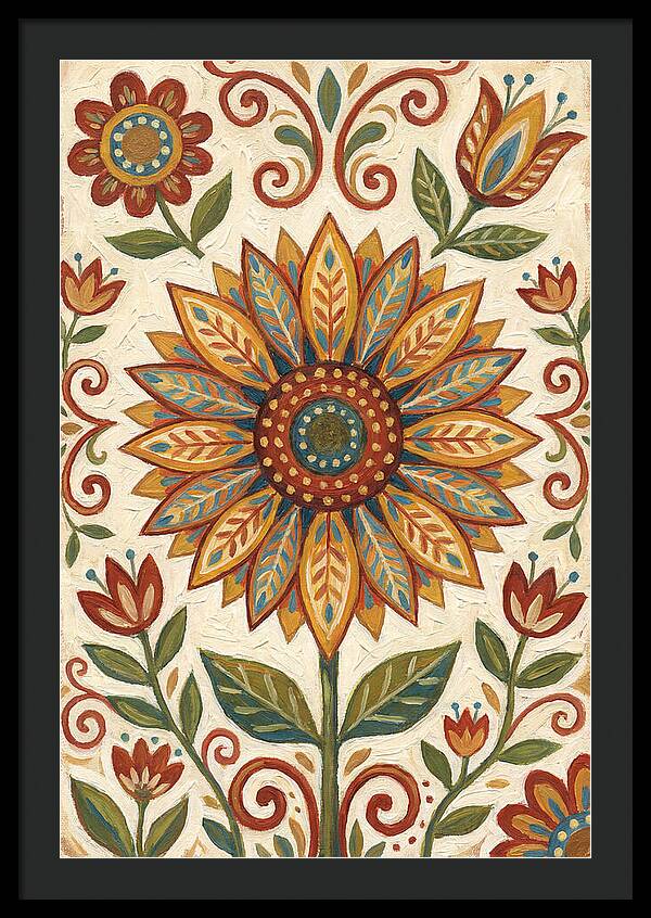 Sunflower Folk Art