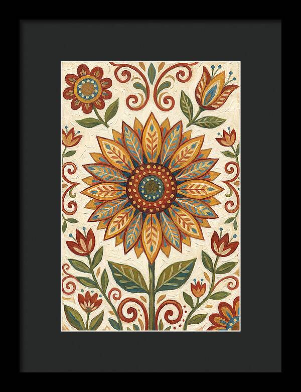 Sunflower Folk Art