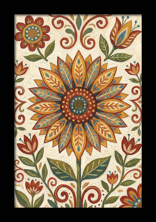 Sunflower Folk Art