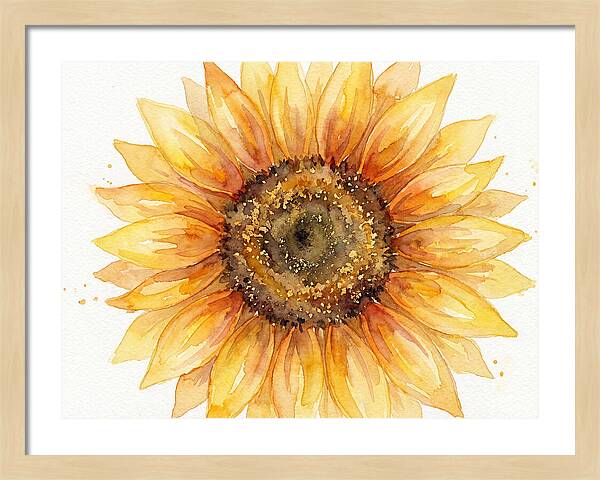Sunflower In Bloom