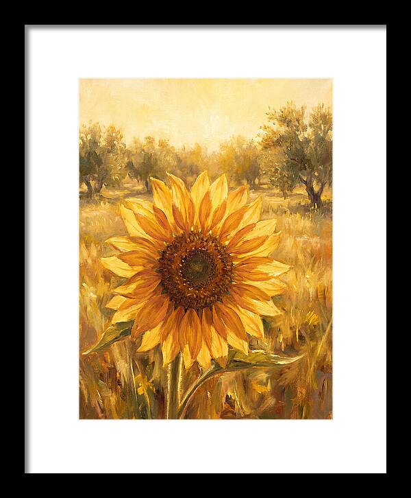 Sunflower In The Mediterranean Sunlight