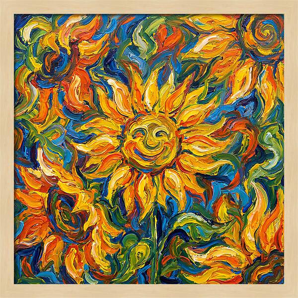Sunflower Joyful Expression
