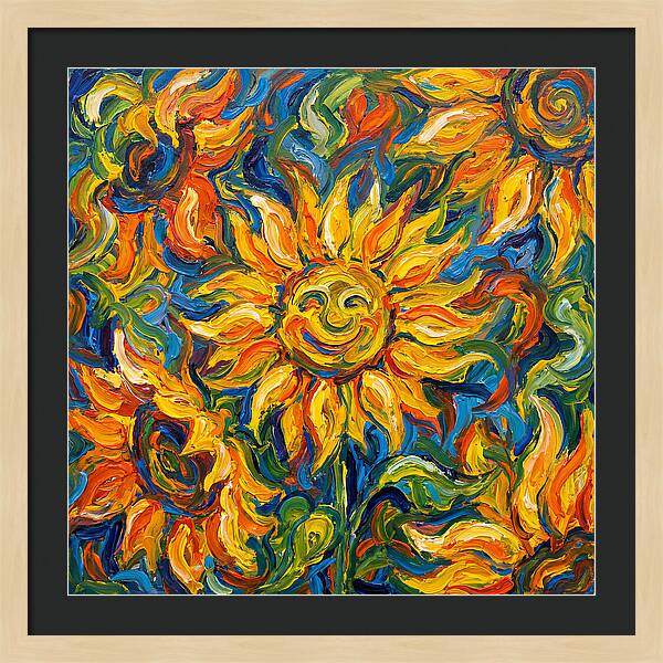 Sunflower Joyful Expression