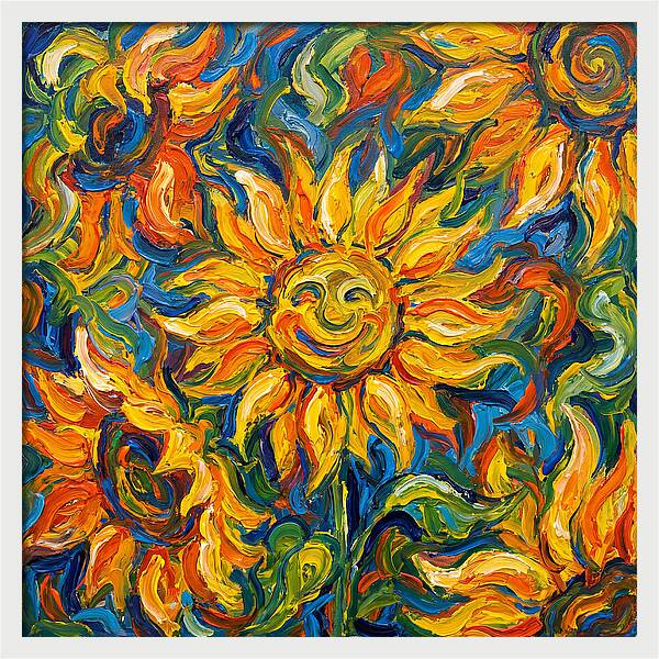 Sunflower Joyful Expression