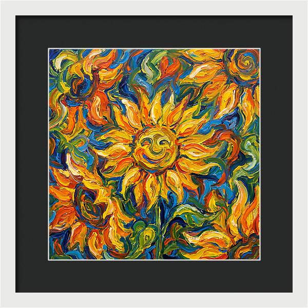 Sunflower Joyful Expression