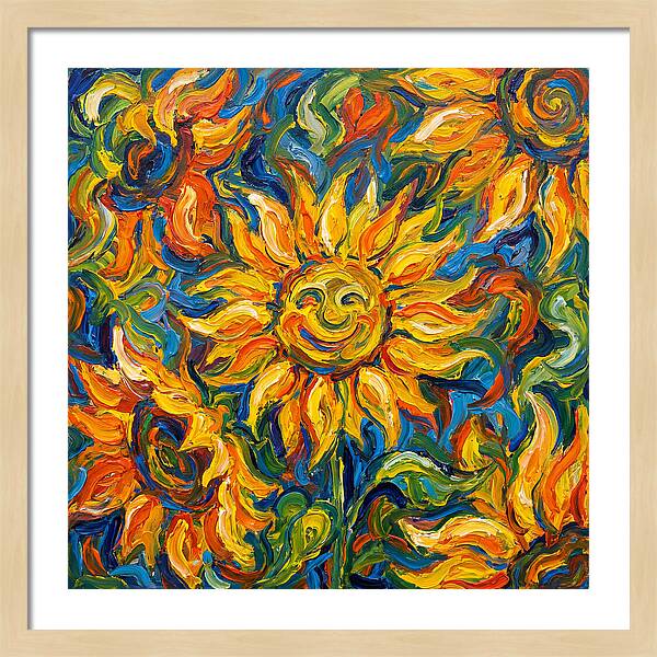 Sunflower Joyful Expression