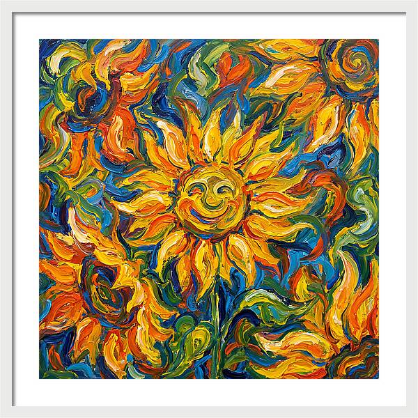 Sunflower Joyful Expression