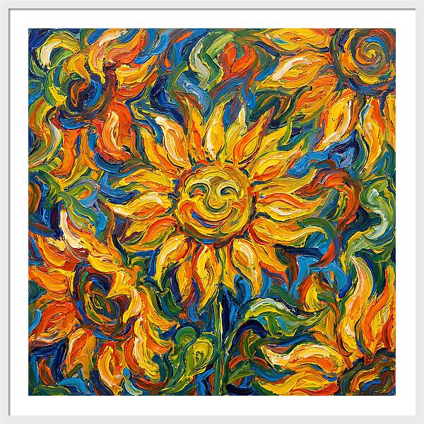 Sunflower Joyful Expression