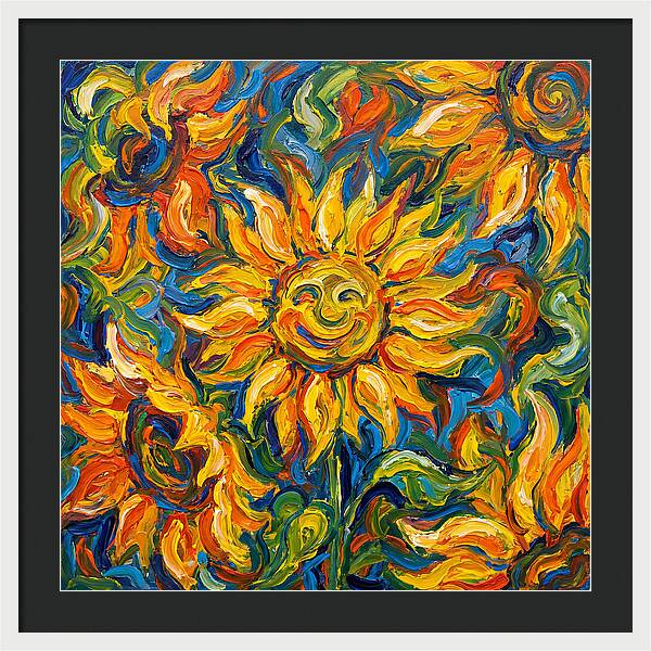 Sunflower Joyful Expression