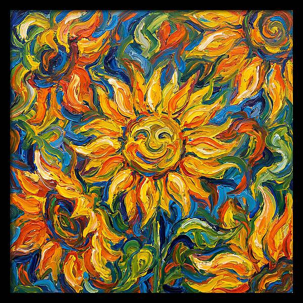 Sunflower Joyful Expression