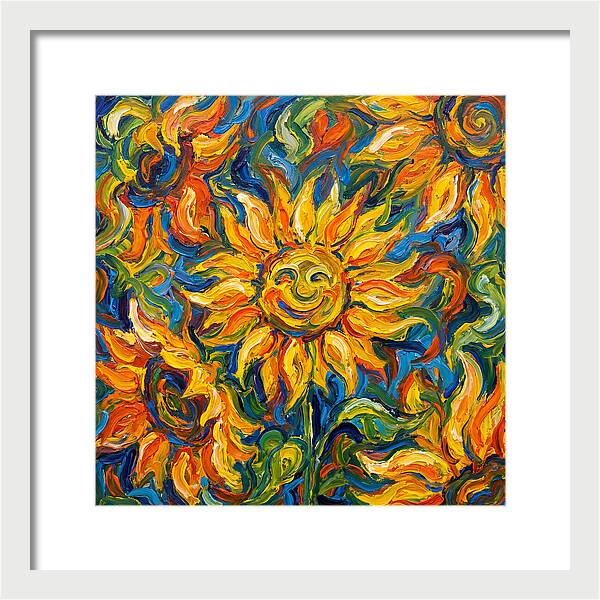 Sunflower Joyful Expression