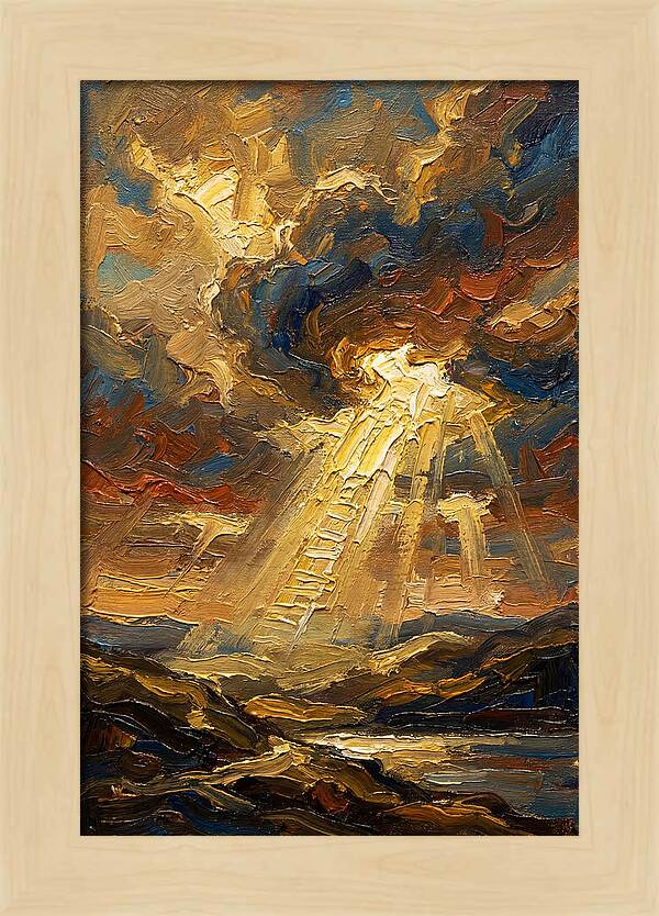 Sunlight Breaking Through Clouds