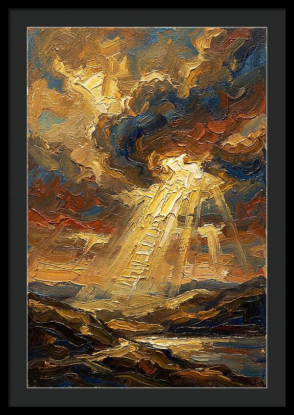 Sunlight Breaking Through Clouds