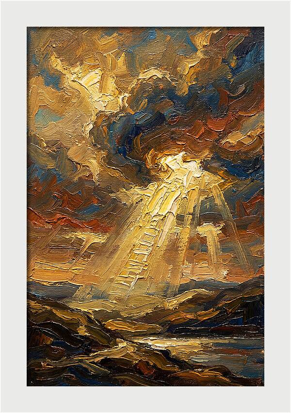 Sunlight Breaking Through Clouds