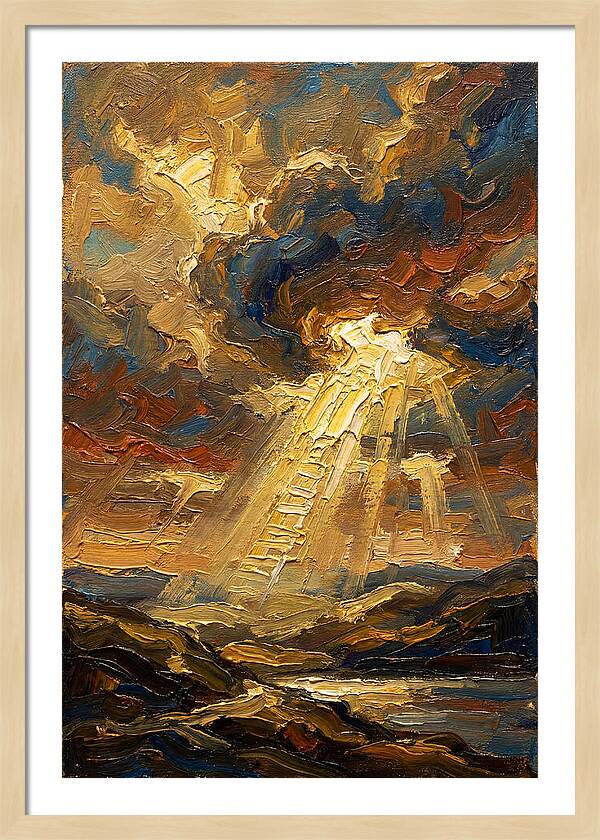 Sunlight Breaking Through Clouds