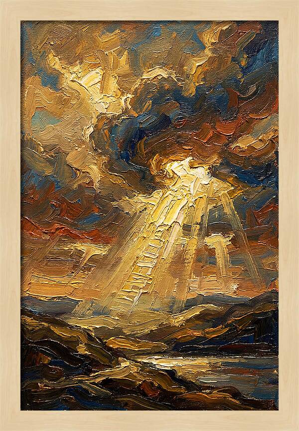 Sunlight Breaking Through Clouds