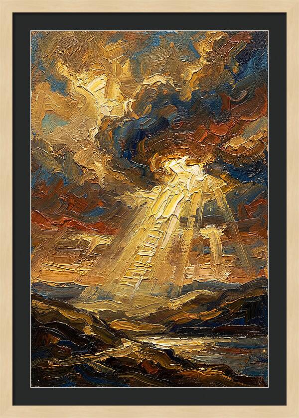 Sunlight Breaking Through Clouds
