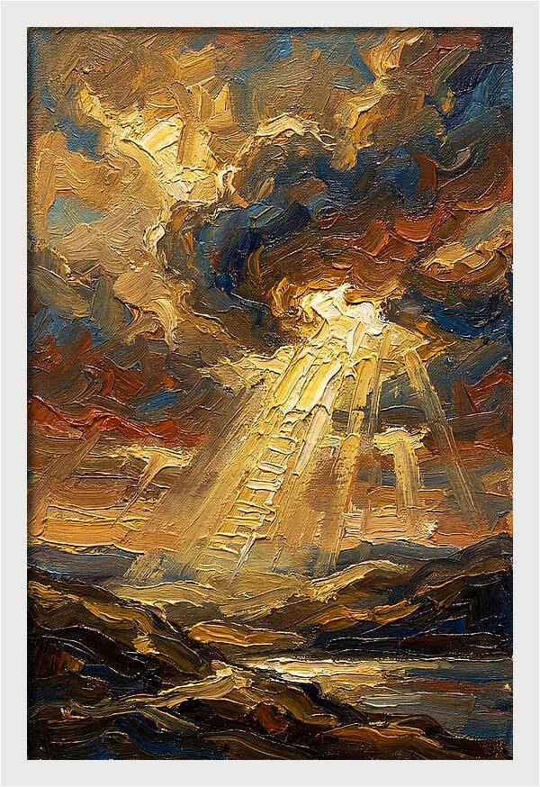 Sunlight Breaking Through Clouds