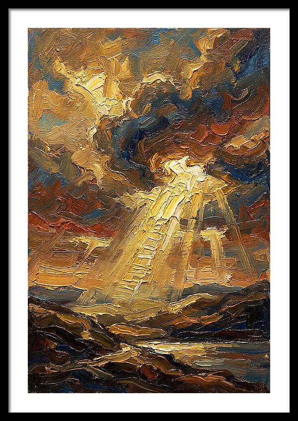 Sunlight Breaking Through Clouds