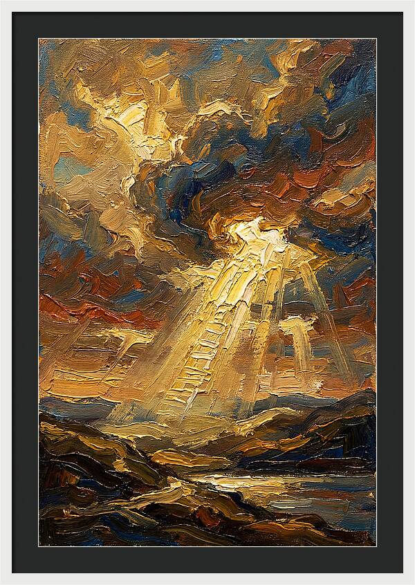 Sunlight Breaking Through Clouds