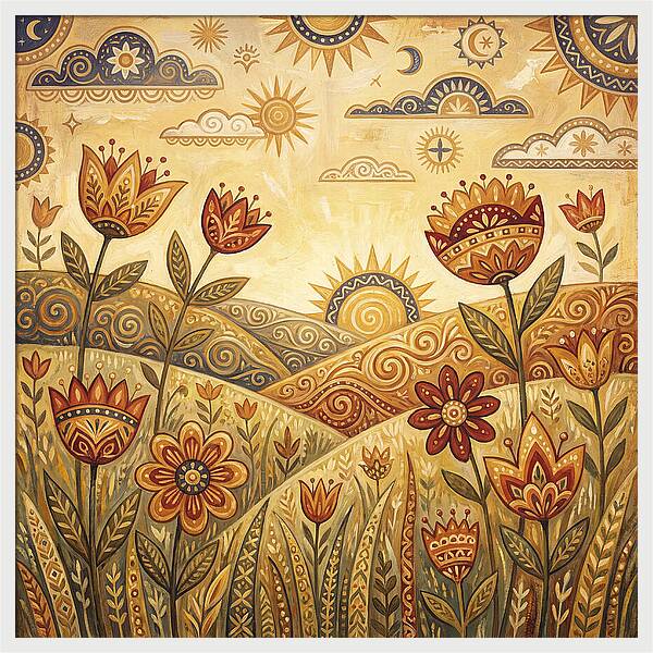 Sunlit Meadow Serenity