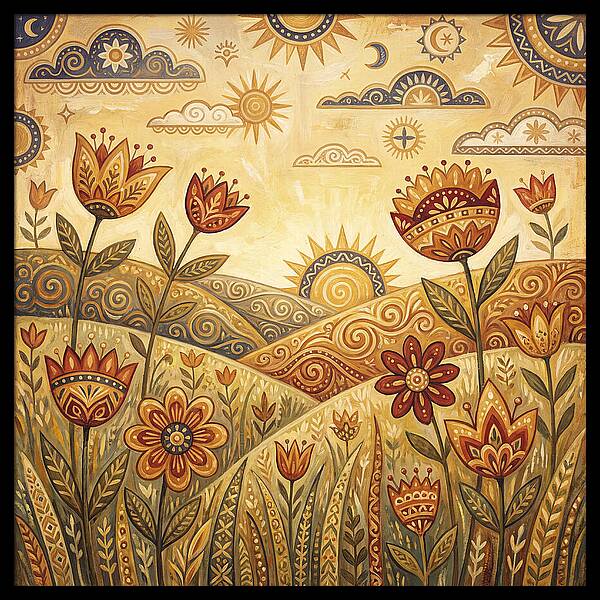 Sunlit Meadow Serenity