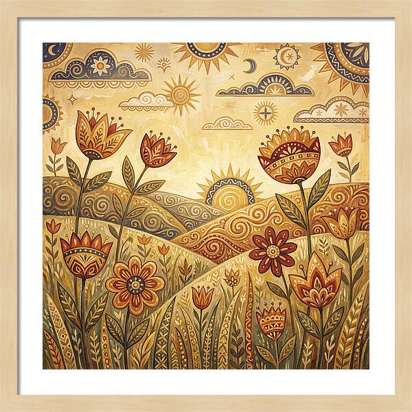 Sunlit Meadow Serenity