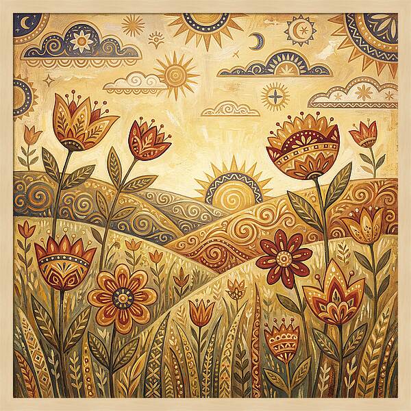 Sunlit Meadow Serenity