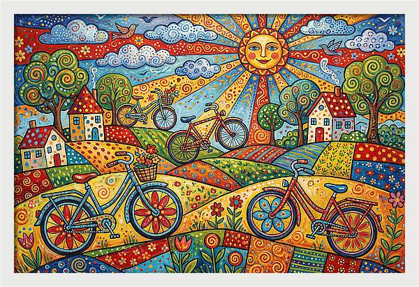 Sunny Bicycle Adventure