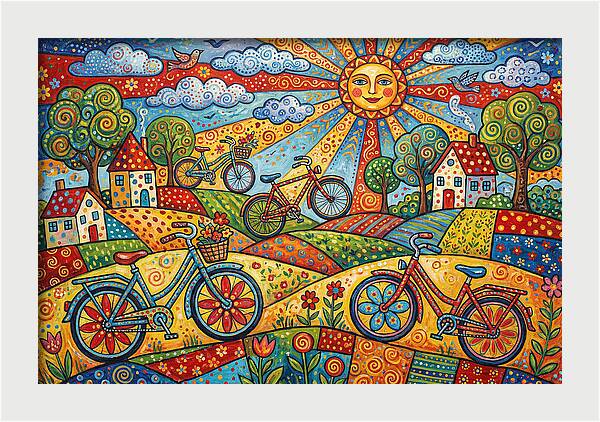 Sunny Bicycle Adventure