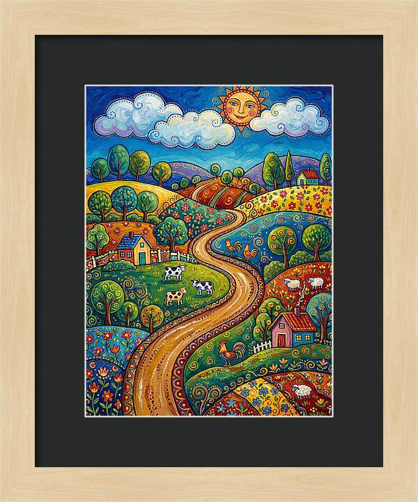 Sunny Country Road