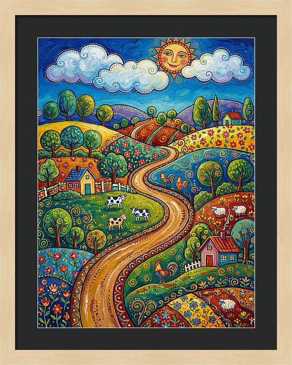 Sunny Country Road