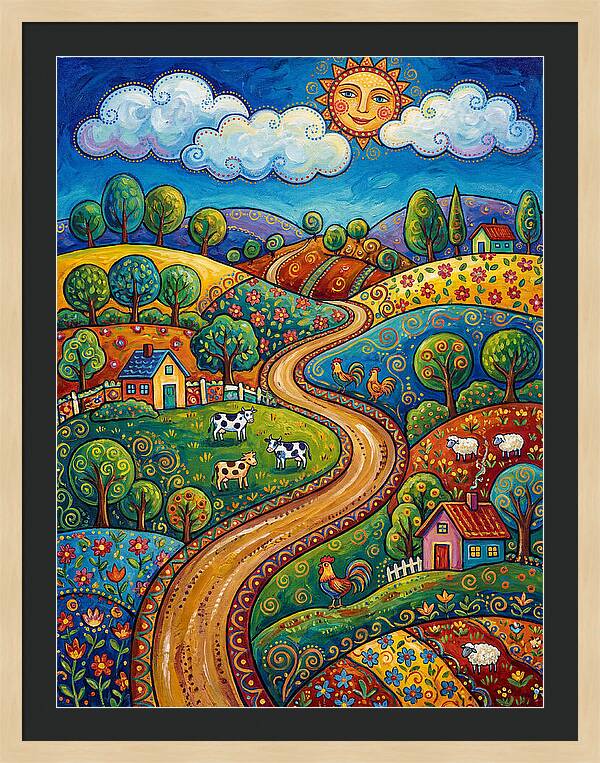 Sunny Country Road