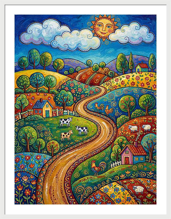 Sunny Country Road