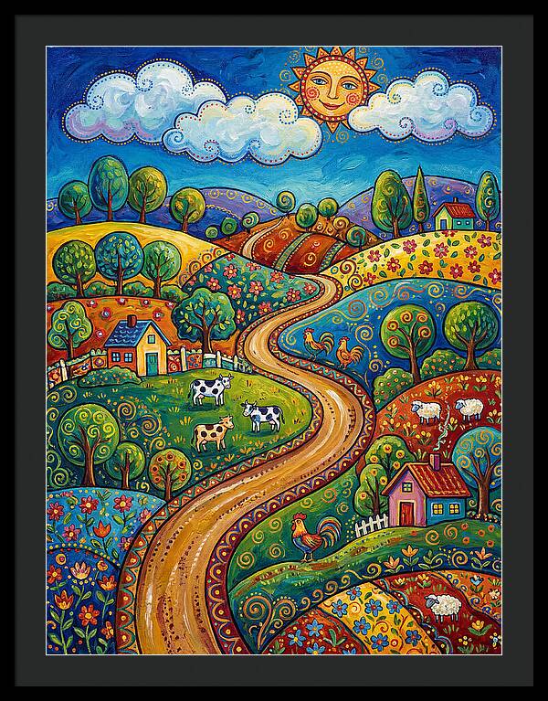Sunny Country Road