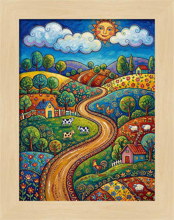 Sunny Country Road