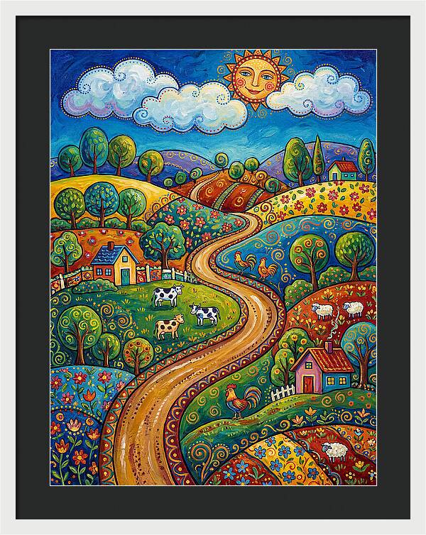 Sunny Country Road