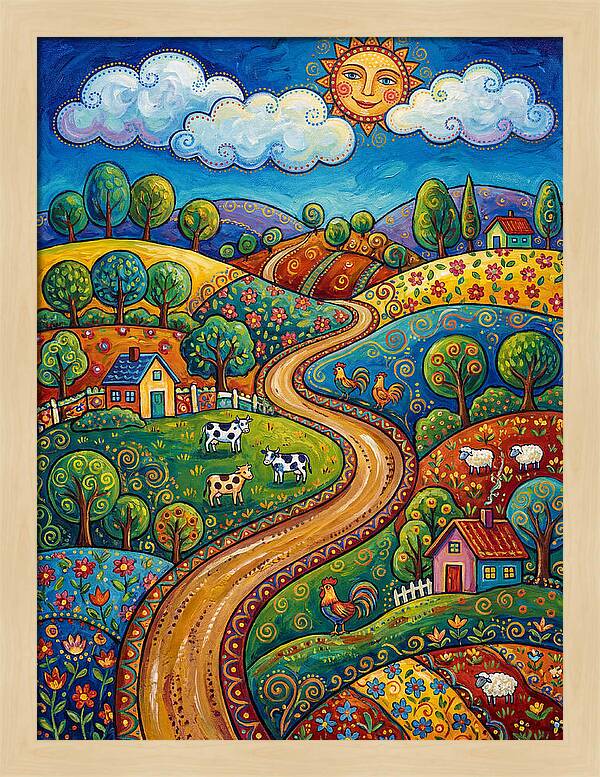 Sunny Country Road