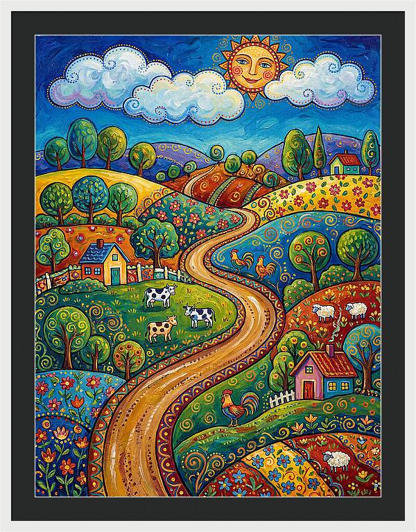 Sunny Country Road