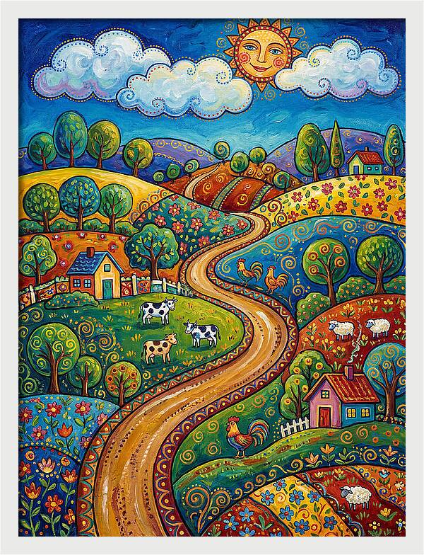 Sunny Country Road
