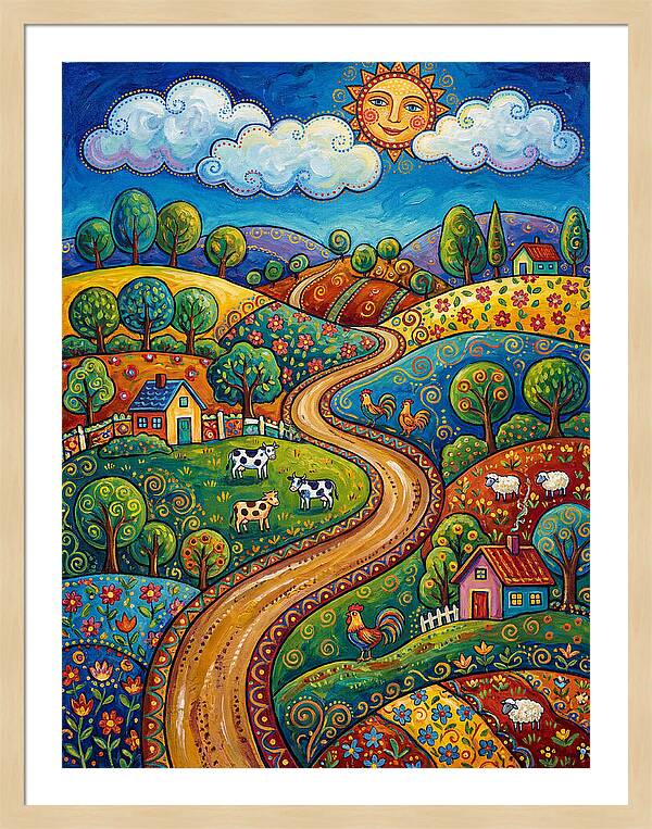 Sunny Country Road