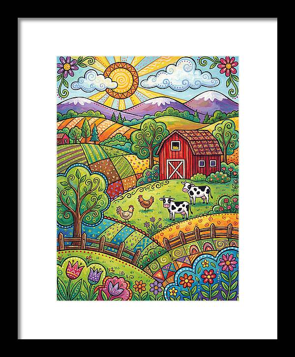 Sunny Farm Landscape Delight