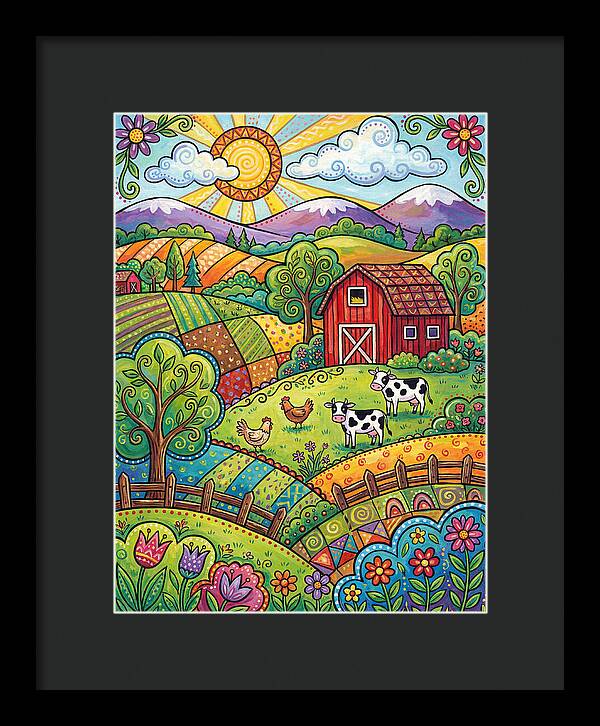 Sunny Farm Landscape Delight