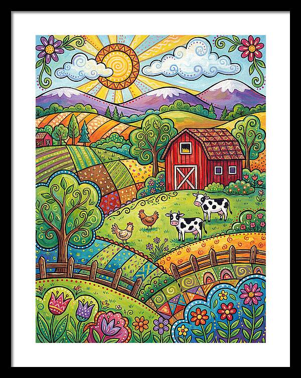 Sunny Farm Landscape Delight