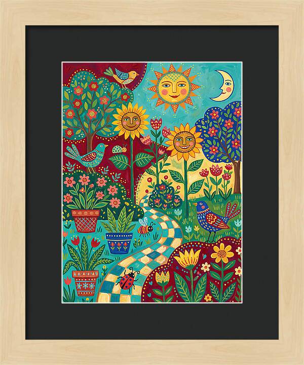 Sunny Flower Garden Delight