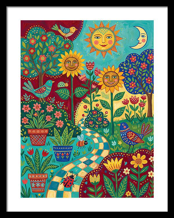 Sunny Flower Garden Delight