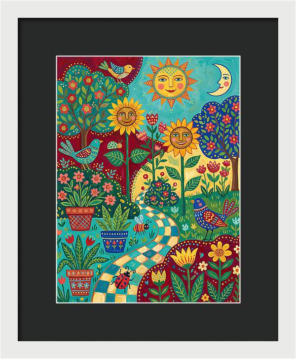 Sunny Flower Garden Delight