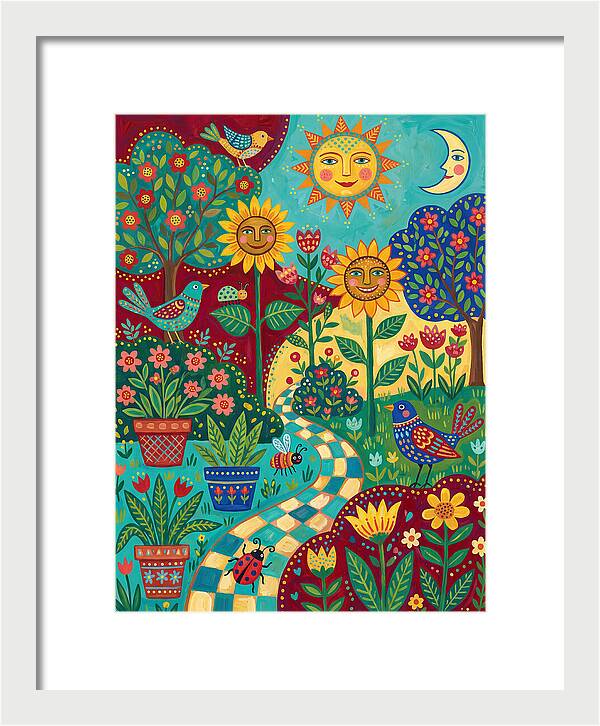 Sunny Flower Garden Delight