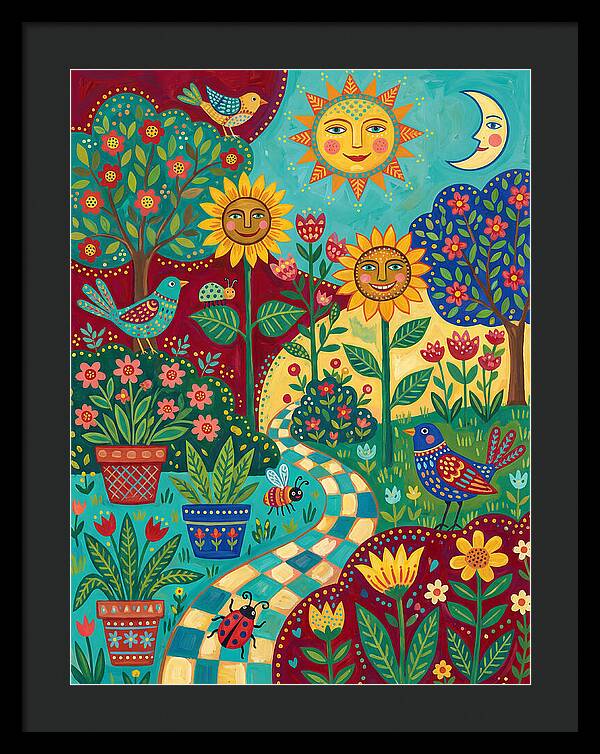 Sunny Flower Garden Delight